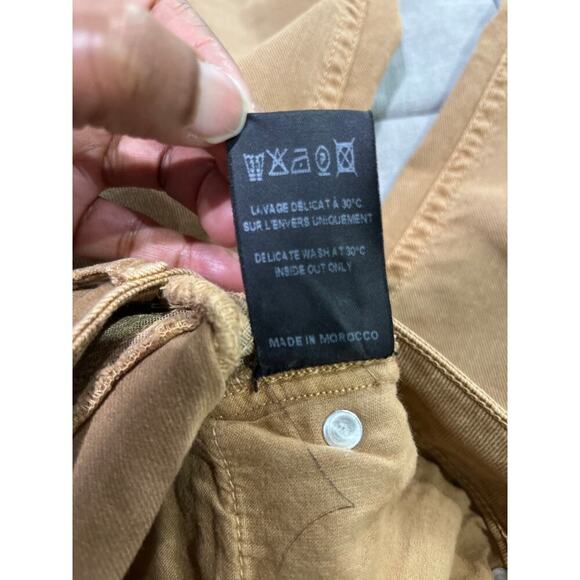 Isabel Marant Etoile Alone Capri Pants With Ankle Zip Sz 40 - Picture 9 of 9